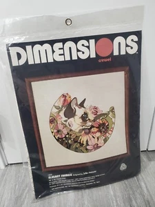 Dimensions Crewel 1204 Elegant Siamese Cross Stitch Kit Julie Shearer Vtg 1981 - Picture 1 of 4