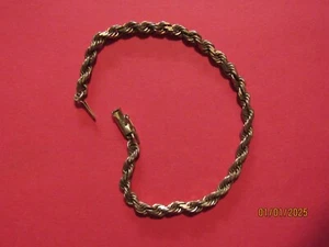 7 INCH BRACELET  10K GOLD  (#4) - Picture 1 of 3