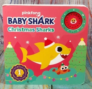 Pinkfong Baby Shark Christmas Sharks Sound Book (2021, Children's Board Book) - Imagen 1 de 11