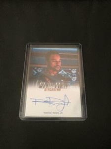 STAR TREK DISCOVERY SEASON 1 RONNIE ROWE JR. AUTOGRAPH