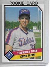 1989 KEVIN TAPINI TIDEWATER TIDES ROOKIE 