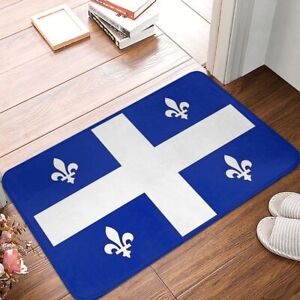 National Flag Non-slip Doormat Mat Quebec Stickers Balcony Carpet Welcome Rug