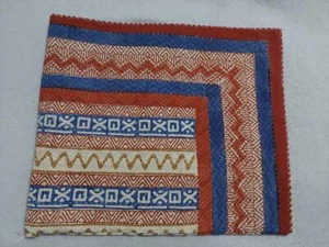 Queen Blocked Indian Handmade Vintage Kantha Quilt Throw Blanket Bedspread Rali - Picture 1 of 5