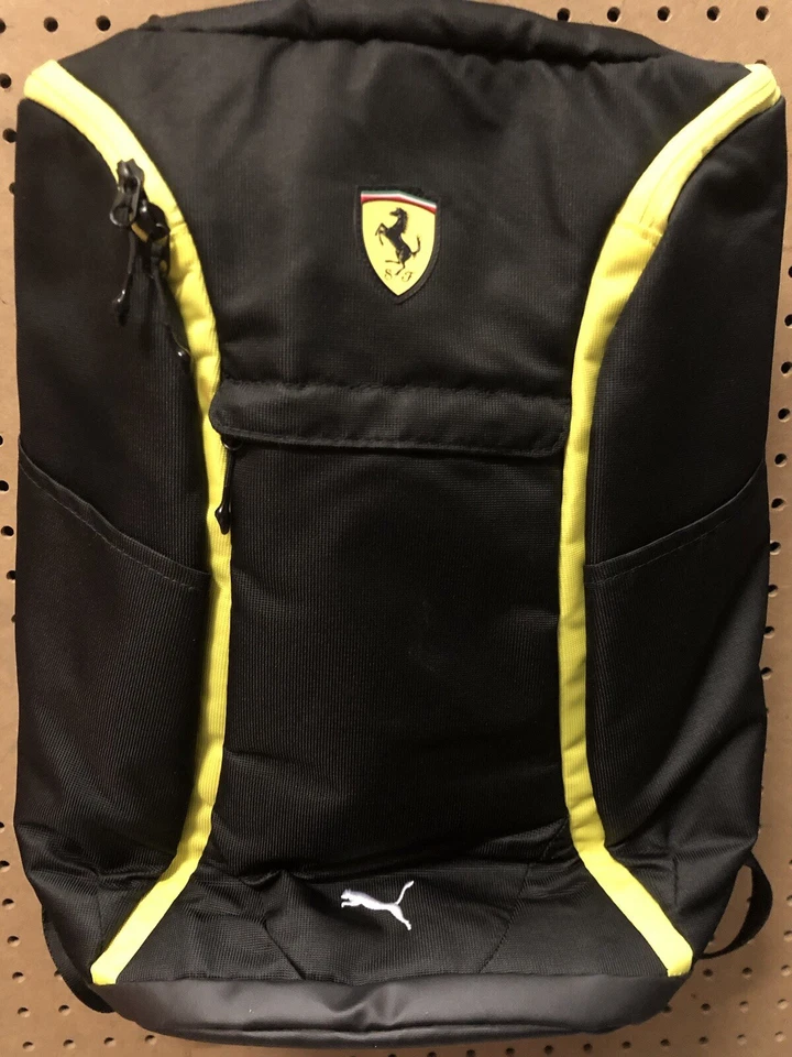 Mochila Ferrari x Puma negra/amarilla Foto 1 de 4