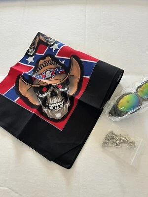 Juego de prendedores de calavera bandana gafas para perros tamaño grande ¡NUEVO! Foto 1 de 4