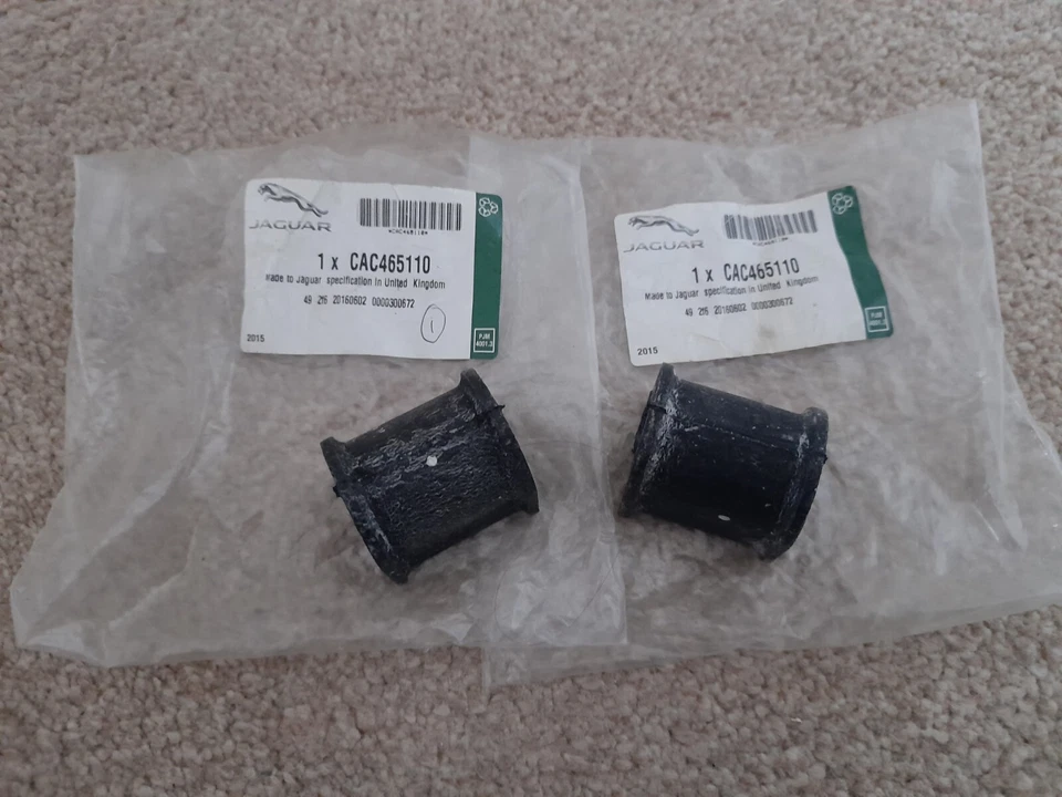 NUEVO GENUINO JAGUAR XJ40 BARRA ANTIVUELCO MONTAJE D CASQUILLO DE GOMA XJ6 XJ12 1987-1994 Foto 1 de 4