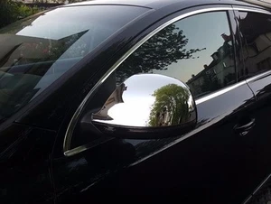 Chrome Side Mirror Cap Covers L+R for Audi Q7 4L Pre-Facelift 05-09 - Picture 1 of 2