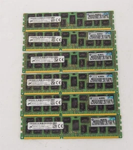 96GB (6x16GB) Micron MT36JSF2G72PZ-1G9N1KG PC3-14900 RDIMM Server RAM #1(10924) - Picture 1 of 1