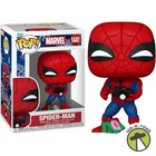 Funko Pop Marvel 1441 Holiday Spider-Man with Open Gift Bobble-Head Figure