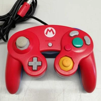 Club Nintendo Mario Red Blue GameCube Controller DOL-003 OEM Official Rare - Image 1 of 4