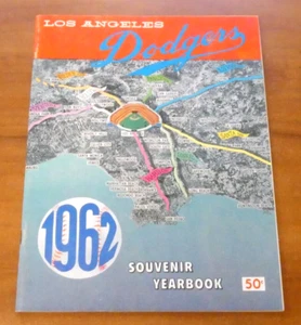 1962 Los Angeles Dodgers Souvenir Yearbook Sandy Koufax Don Drysdale Gil Hodges - Picture 1 of 6