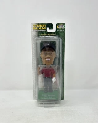 Tiger Woods Upper Deck 2001 Masters Tournament Tiger Slam PlayMakers Bobblehead Foto 1 de 4