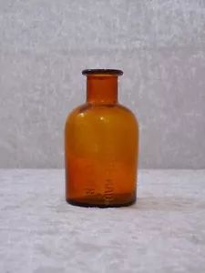 Antike Medizin Glas Flasche Schwefel-Bad Dr. Klopfer Reklame Werbung - Vintage - Bild 1 von 4