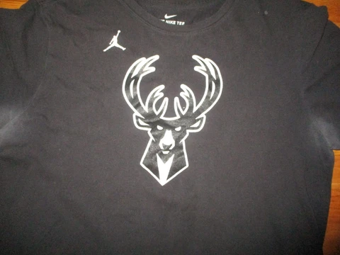 Black MILWAUKEE BUCKS Giannis Antetokounmpo Practice Shirt XL Nike Dri Fit Cover