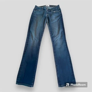 Paige Size 29 Skyline Straight Jeans Demin Medium Wash Ankle 8.75" Rise - Picture 1 of 9