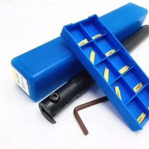 MGIVR2016-1.5 CNC Internal Grooving Holder Tool+10pc MGMN150-G Carbide Insert - Picture 1 of 6