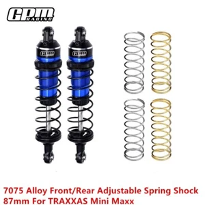 GPM 7075 Alloy Front/Rear Spring Shock 87mm 3760 10765 For TRAXXAS Mini Maxx US - Picture 1 of 7
