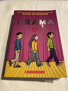 Drama: a Graphic Novel by Raina Telgemeier (2021, Trade Paperback) - Picture 1 of 2