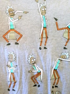T-shirt Rick and Morty RICK grigia grafica taglia small buone condizioni pulita bella - Foto 1 di 4