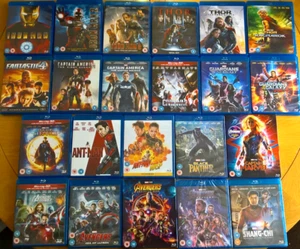 MARVEL Avengers MCU 22x Blu-ray Collection Iron Man Guardians Capt America Thor - Picture 1 of 1