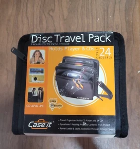 Case It Vintage Padded Travel Pack holds Player & Cds.UNUSED - Picture 1 of 8
