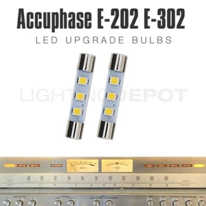 2 piezas Accuphase E-202 E-302 estéreo LED blanco cálido 8V esfera de bombilla medidora - Imagen 1 de 6