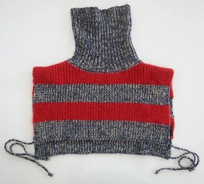 GUCCI LANA Tejido SNOOD Cuello Capucha Bufanda Suéter CUELLO CUELLO Calentador Cuello Alto Cubierta Foto 1 de 4