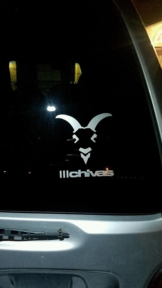 CHIVAS DE GUADALAJARA PLATEADO CUT DECAL STICKER 4.5"X 5"