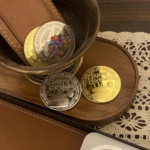 1pc Collection Coin Lucky Happy Birthday Gedenkmünzen Geburtstagsgeschenk _cn - Bild 1 von 14