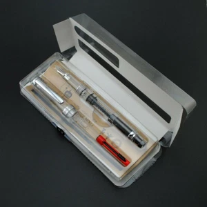 #JP feine Feder 0,5/0,38 mm Schreibharz Kolbenfüller 1 Stück Wing Sung 698 Stifte - Bild 1 von 21