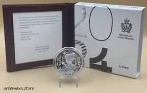 5 Euros Conmemorativos San Marino 2024 - Giacomo Puccini - Prueba - Imagen 1 de 2