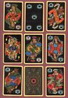 Playing cards from USSR Palek. Incredible art on black & Gold, beautiful #130