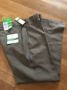 Pantalón de golf Dockers Olympia frente plano 38x32 oliva nuevo con etiquetas ajuste clásico - Imagen 1 de 1