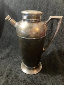 Coctelera universal LFC con cabeza de gallo Art Deco vintage plato plateado con cabeza de gallo - Imagen 1 de 9