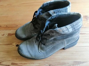 Josef Seibel Damen Stiefelette Boots Leder Gr.38 grau - Bild 1 von 11