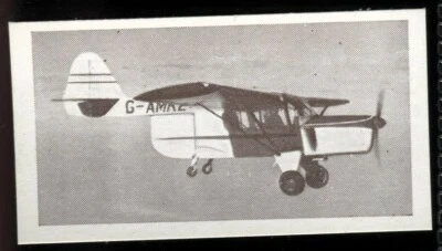 Tobacco Card, Osborne, MODERN AIRCRAFT Brown, 1952, Auster Ambulance Freight,#11 - Image 1 of 2