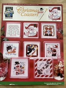 Christmas Coasters Cross Stitch Patterns True Colors - Picture 1 of 1