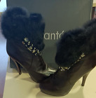 El Dantes Rhinestone&Genuine Fur Boots