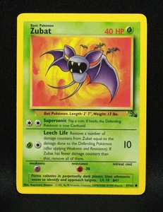 Zubat 57/62 - Fossil - Regular Common Unlimited Pokemon - Lightly Played - Bild 1 von 2