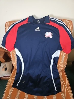 New England Revolution Vintage 2008 Home Jersey XL Navy Blue Adidas  - Image 1 of 4