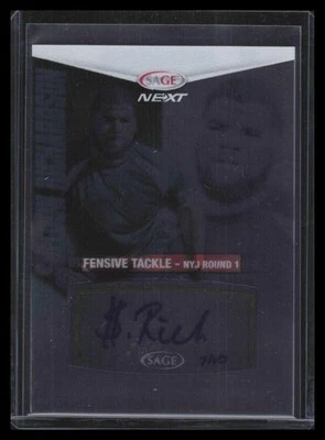 2013 SAGE Next Acetate 37 Sheldon Richardson Rookie Auto 7/10 - Image 1 of 2