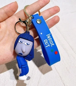 Silicone Mini Doll Figurine Keychain Girls' Schoolbag Crossbody Bag Deco Pendant - Picture 1 of 1