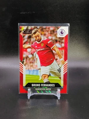 2021-22 Score Premier League #66 Bruno Fernandes Red Lasers - Image 1 of 2