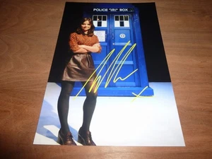 JENNA COLEMAN signed 12X8 photo DOCTOR WHO + COA - Picture 1 of 2