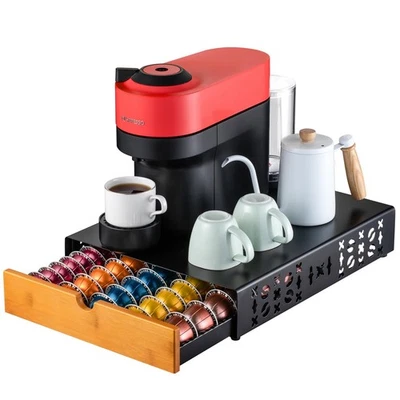 Organizador de café con soporte para cápsulas Nespresso para almacenamiento Vertuo diseño Morden grande Foto 1 de 4