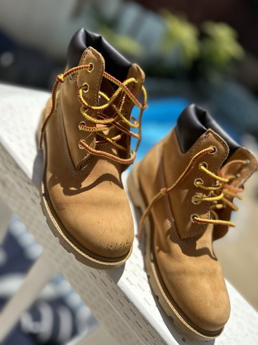 Stivali da lavoro Timberland ragazzo taglia 2 usati in ottime condizioni