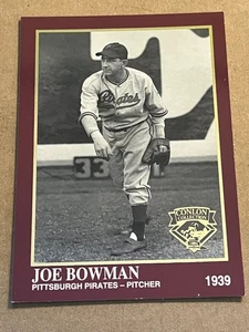 1994 CONLON COLLECTION / THE SPORTING NEWS - BURGUNDY - JOE BOWMAN PIRATES #1224 - Picture 1 of 2