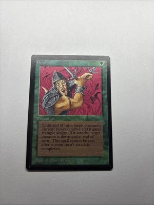 MTG Berserk- Beta Edition- Uncommon- (Very LP) - Image 1 of 4