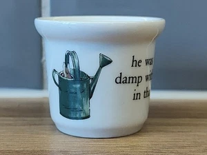 Taza de huevo vintage de Wedgwood Peter Rabbit China Beatrix Potter hecha en Inglaterra - Imagen 1 de 7