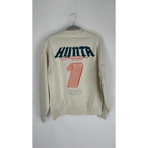 Hunta Racing Crew Neck Sweatshirt Mens Small New Motorcross Champion BMX Orange - Picture 1 of 8